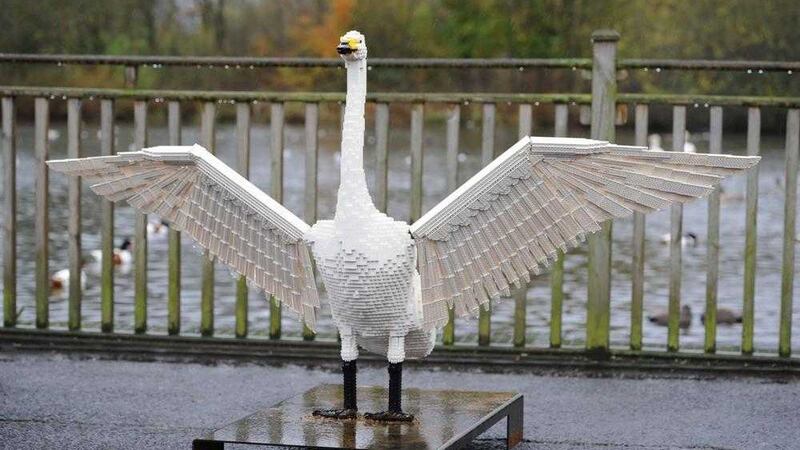 See the Giant Lego Brick Animal Trail at Castle Espie Wetland Centre from Saturday February13 to Sunday March 20 