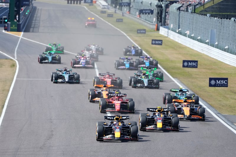 Max Verstappen led from the front in Japan (Hiro Komae/AP)