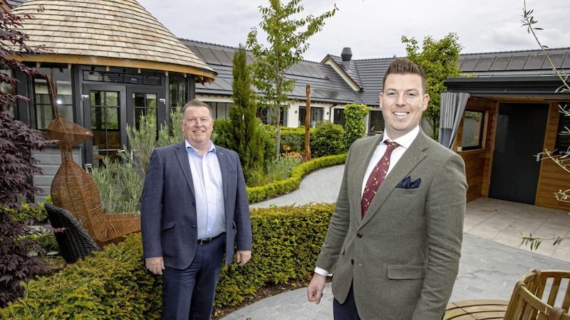 Nigel McGarrity (left) and his son Carl McGarrity, directors at the Salthouse Hotel 