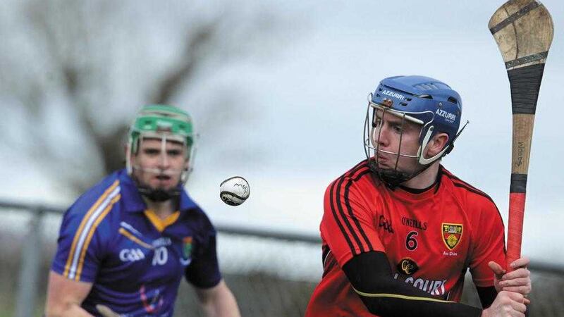 Ballycran's Conor Woods expects a tough battle with neighbours Ballygalget on Sunday afternoon&nbsp;