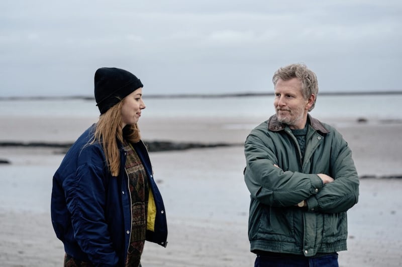 Patrick Kielty and Seána Kerslake in Ballywalter. Picture by Helen Murray