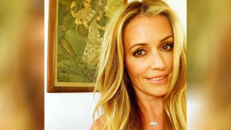 Cat Deeley has appeared to have revealed the name of her son by wearing a personalised necklace with the name Milo on it 