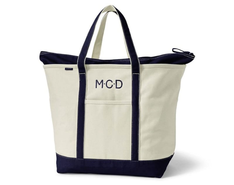 Lands' End Extra Large Zip Top Canvas Tote Bag, &pound;32 (&euro;35.23), available from Lands' End