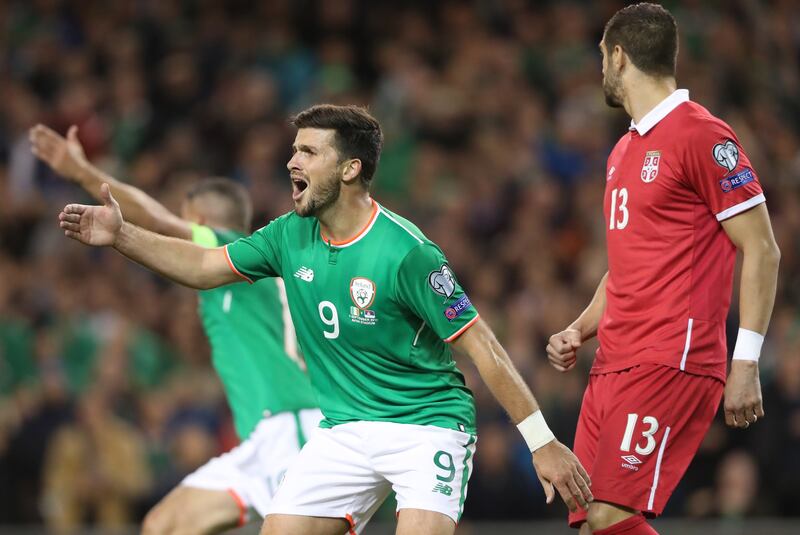 Republic of Ireland's Shane Long during World Cup qualifying