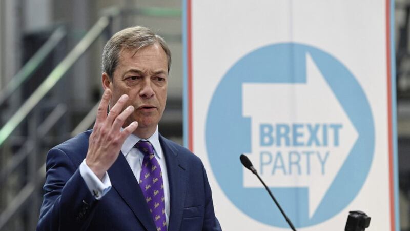 Nigel Farage, whose new Brexit Party is topping all opinion polls