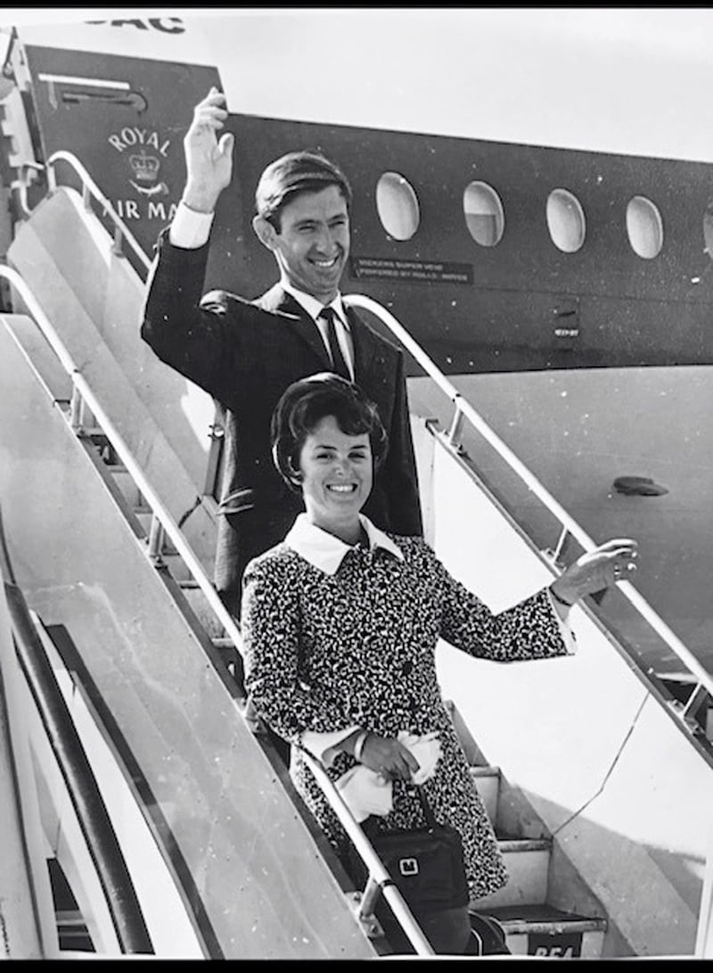 &nbsp;Peter and Anne enjoyed a jet-set lifestyle as a young married couple