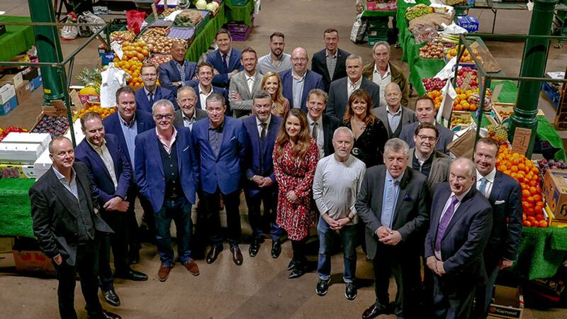 Pictured at the launch of the 2019 EY Entrepreneur of the Year programme in Belfast are representatives from the organisers, some of last year's finalists, and sponsors Julius Baer International, Enterprise Ireland and Invest NI&nbsp;