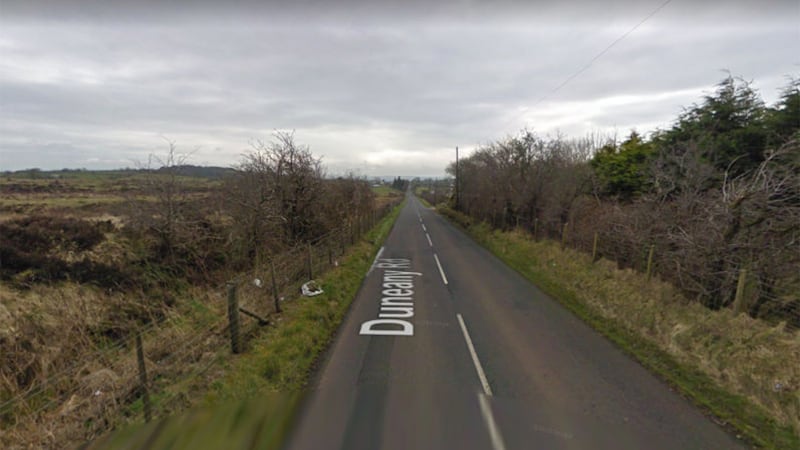 The crash happened on the Duneany Road in Glarryford. Picture by Google Maps&nbsp;