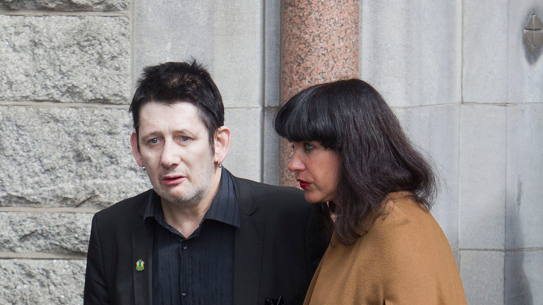 Shane MacGowan with his wife Victoria Mary Clarke