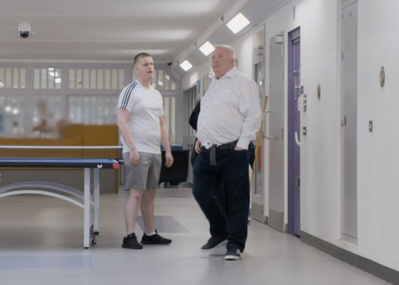 Kieran McGrandles was among inmates interviewed by Stephen Nolan for a documentary inside Maghaberry Prison