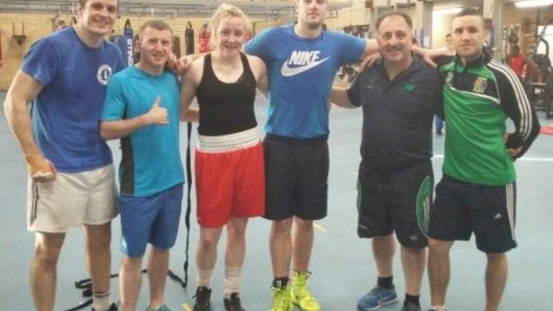 Irish head coach Zaur Antia (second from right) with Darren O&rsquo;Neill, Paddy Barnes, Christina Desmond, Joe Ward and David Oliver Joyce at the training camp in Assisi, Italy 