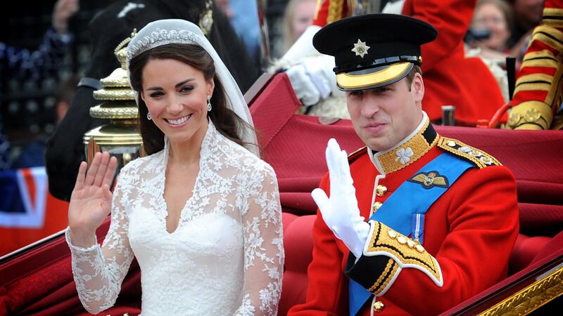 Kensington Palace has released a previously unseen photo of the Prince and Princess of Wales on their wedding day in celebration of the couple’s 13th anniversary