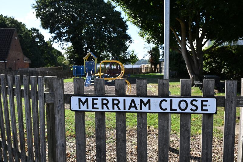 The playground in Merriam Close Brantham, near Manningtree