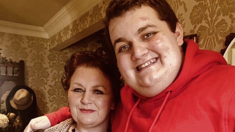 James Harrison with his mother Allison. The Co Down man says taking part in the &#39;We are incredABLE&#39; programme for people with learning disabilities and/or autism has made him &#39;very happy&#39;. 