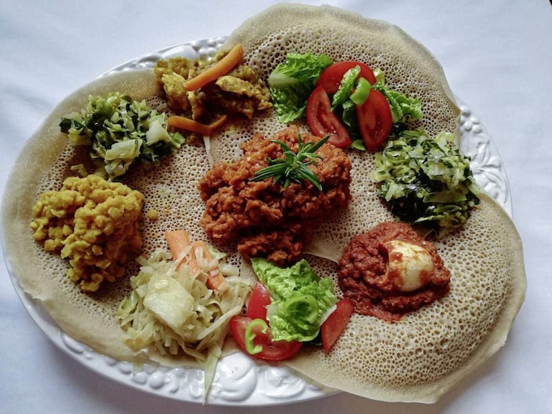 Addis Ababa woman Zahara Hundito and her husband Mohammednur opened Taste of Ethiopia from their Belfast home. 