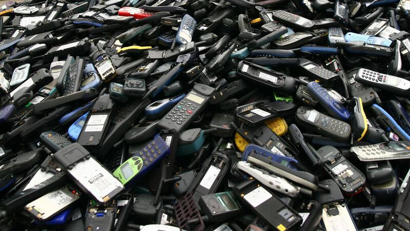 Around 45% of households have up to five unused electronic devices.