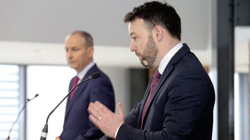 Colum Eastwood is seeking SDLP backing for greater links with Miche&aacute;l Martin&#39;s party. Picture by Mal McCann 