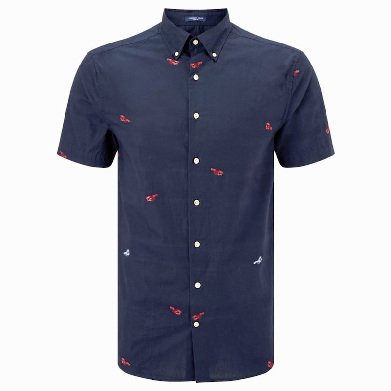 Gant Lobster Print Short Sleeve Shirt, &pound;95, available from John Lewis 