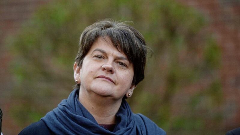 &#39;There cannot be a border down the Irish Sea... the red line is blood red&#39; said DUP leader Arlene Foster. Picture by Mark Marlow 