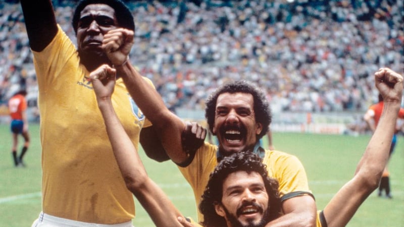 Brazil legend Socrates (bottom) was born on February 19 1954&nbsp;