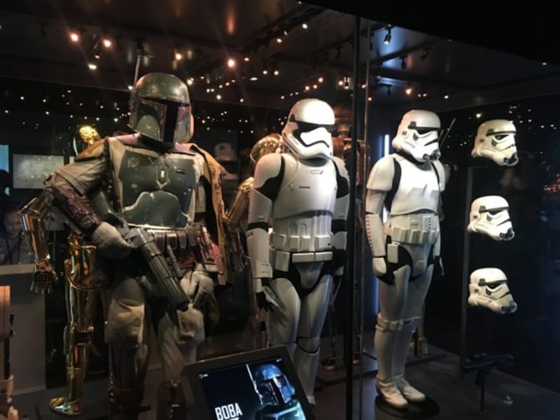 storm trooper costumes (Jessica Pitocchi/PA)