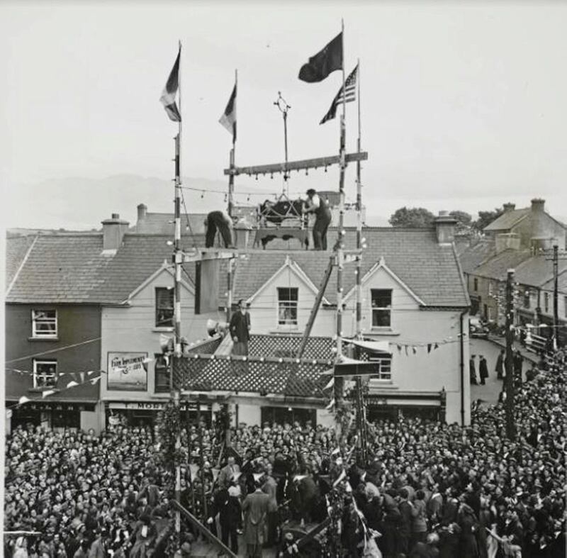 Puck Fair in Killorglin, Co Kerry in 1951. Photo by Ancestry.co.uk and Getty Images Archive 