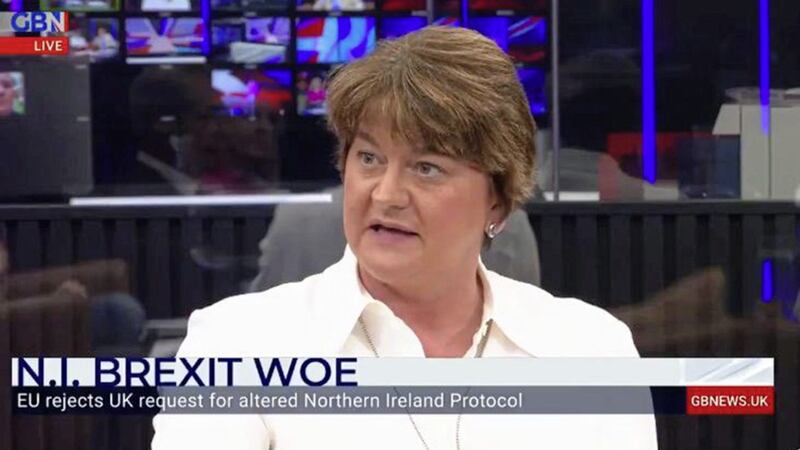Arlene Foster has joined Nigel Farage on GB News&#39;s roster of contributors 