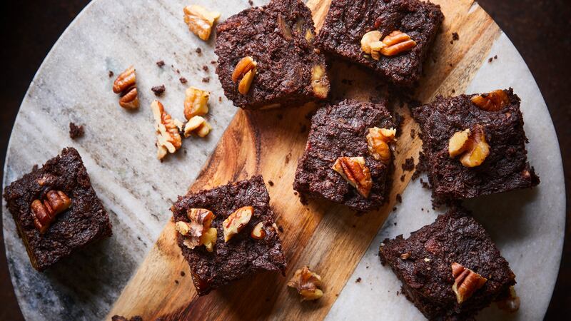 Chocolate, date and walnut brownies from The Diabetes Weight-Loss Plan