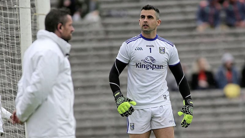 Goalkeeper Raymond Galligan hit an extra-time winner to put Cavan into the Ulster SFC quarter-finals Picture: Seamus Loughran. 
