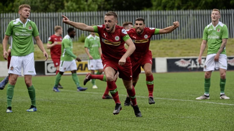Game-winner Conor McMenamin has been outstanding for Cliftonville this season 