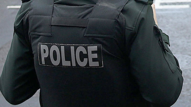 A man in his forties received a stab wound to the head during an assault in Lurgan