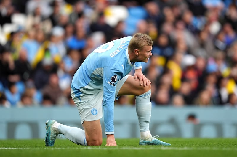 Man City boss Enzo Maresca hopes Erling Haaland’s injury is ‘nothing serious’