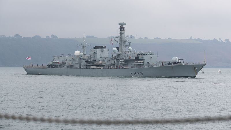 Royal Navy frigates will be among the taskforce (Andrew Matthews/PA)