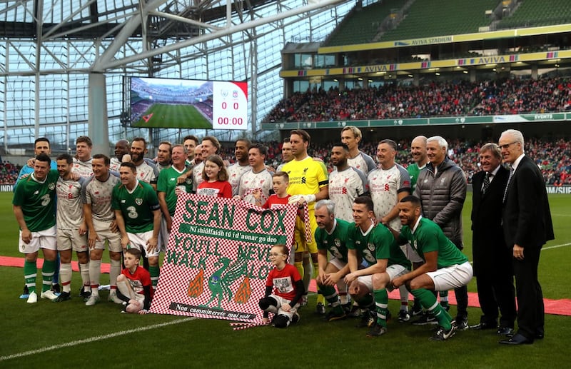 Republic of Ireland XI v Liverpool Legends – Sean Cox Fundraising Match – Aviva Stadum