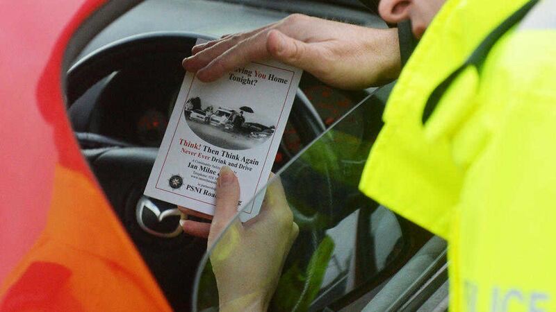 The PSNI launched a crackdown on drink drivers towards the end of last month and have already seen a sharp increase in the amount of drink-drivers detected compared with the same period last year								Picture by Colm Lenaghan, Pacemaker