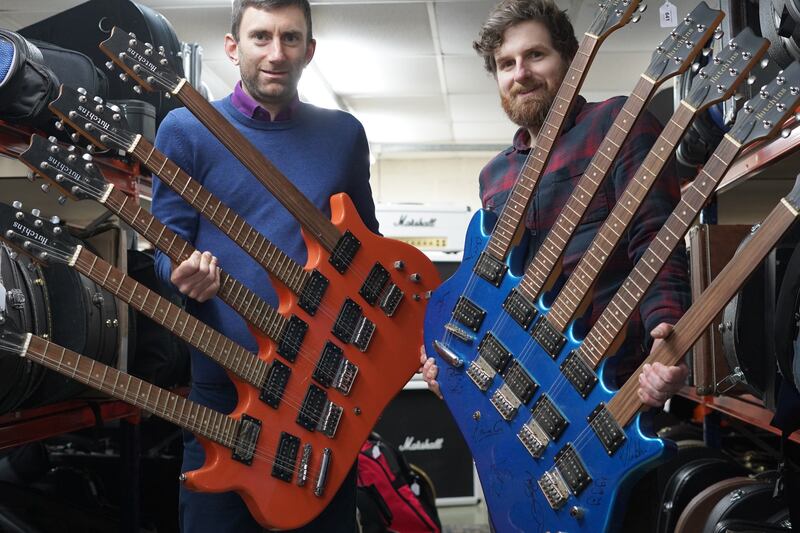 Two ‘very rare’ five-neck guitars to be sold at auction