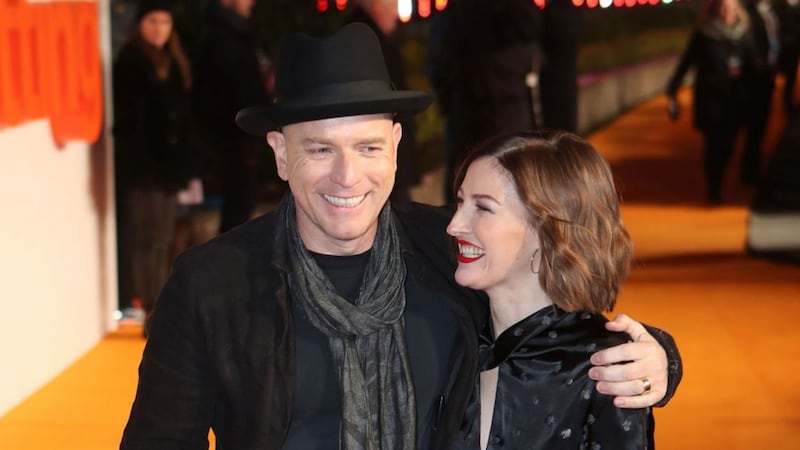 Renton and Sick Boy step out for Trainspotting 2 premiere