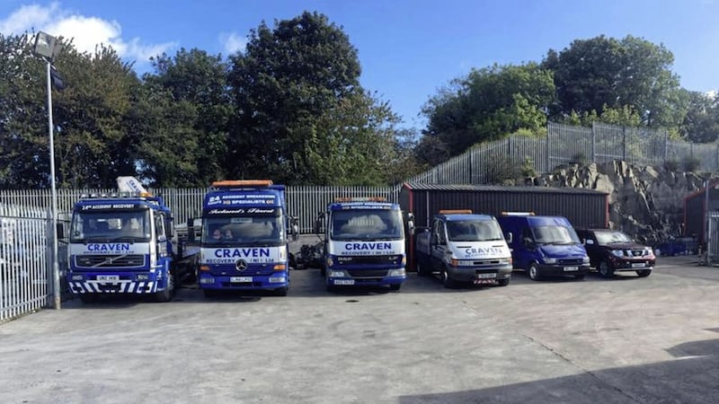 Craven Recovery NI Ltd in Newry has ended a contract to carry out work on behalf of the PSNI