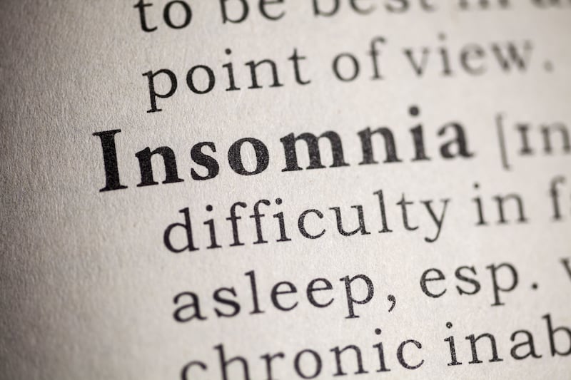 Insomnia in dictionary