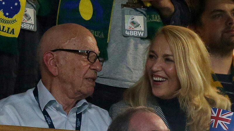 Rupert Murdoch and Jerry Hall have announced their engagement. Picture by Gareth Fuller, PA