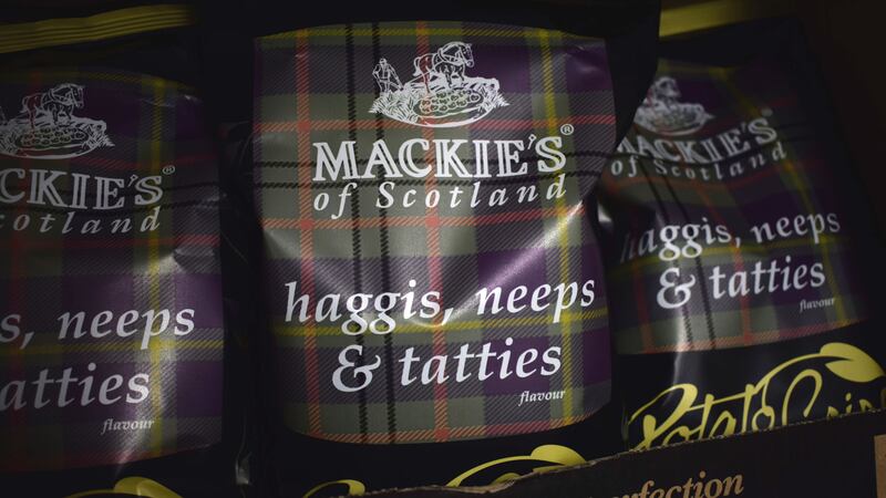 The Mackie’s crisps were inspired by Robert Burns.