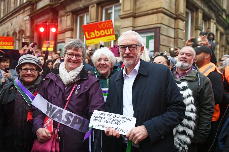 Labour under Jeremy Corbyn committed to a £58 billion compensation package for Waspi women during the 2019 general election campaign