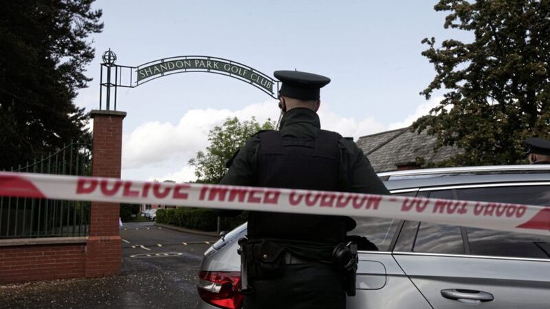 Shandon Golf Club after the bomb was discovered. Picture by Ann McManus 