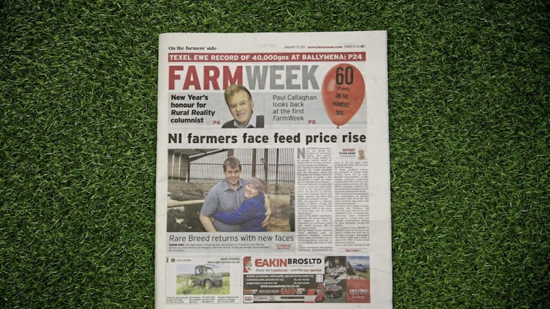 FarmWeek celebrates its 60th anniversary with a special edition available in the shops now. Picture: Hugh Russell. 