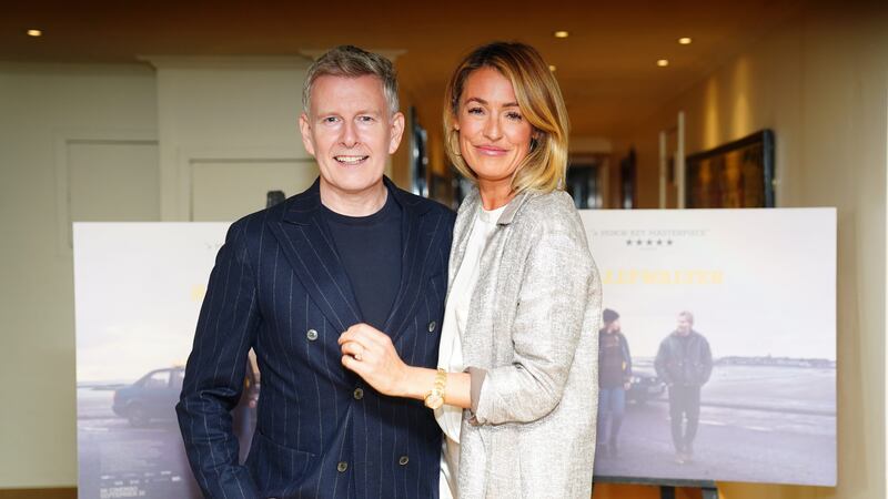 Patrick Kielty and Cat Deeley. Picture by Victoria Jones/PA