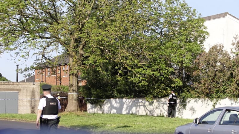 Police at the home of Michael and Lillian Cawdrey found murdered in their  home in Upper Ramone Park in Portadown yesterday. Picture Matt Bohill. 