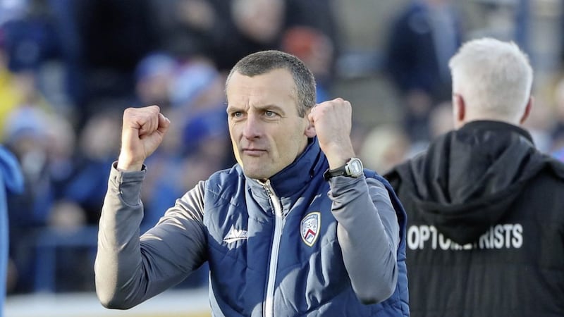 Oran Kearney&#39;s Coleraine take on Motherwell in the second qualifying round of the Uefa Europa League 