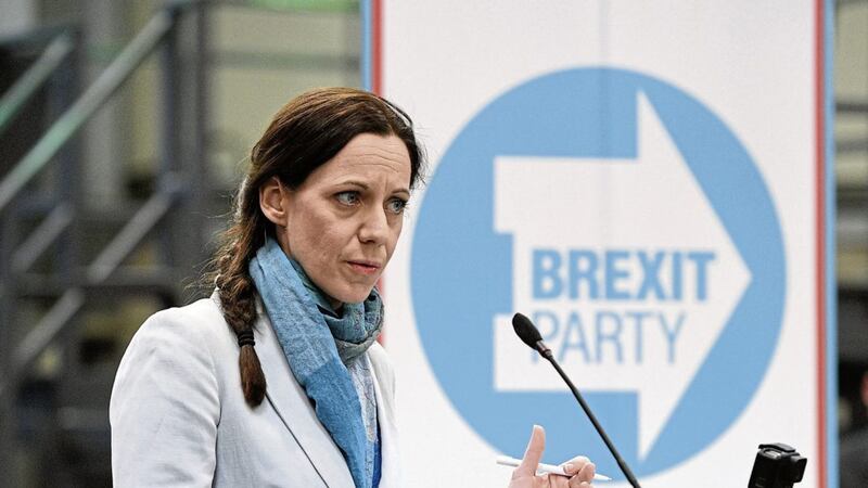 Annunziata Rees-Mogg speaking at the launch the Brexit Party&#39;s European Parliament elections campaign. Picture by Joe Giddens/PA 