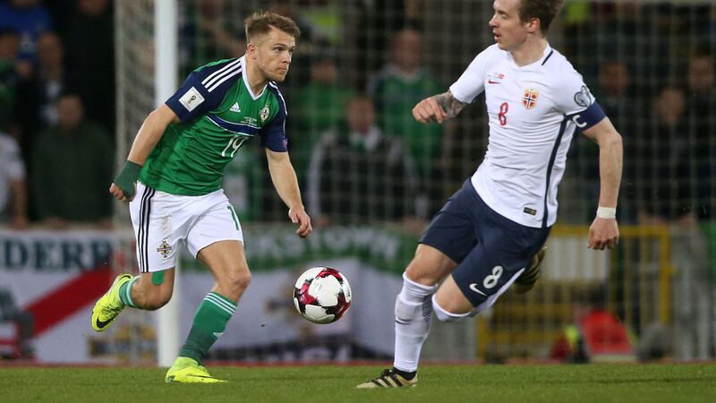 Jamie Ward has played a part in Northern Ireland's qualification campaign despite not figuring in the most recent fixtures