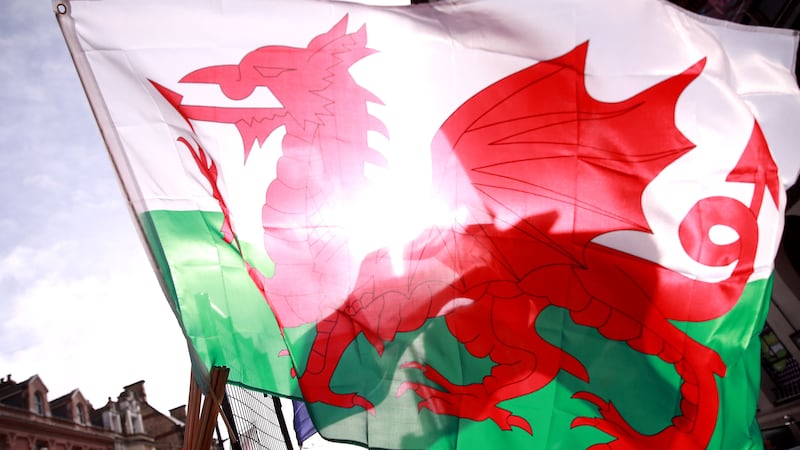 General view of a Welsh flag before the Guinness Six Nations match at the Principality Stadium, Cardiff.